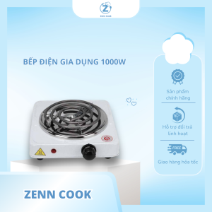 Bếp điện mini đun nước pha trà cà phê, nấu mì, hâm sữa đa năng - Zenn Cook