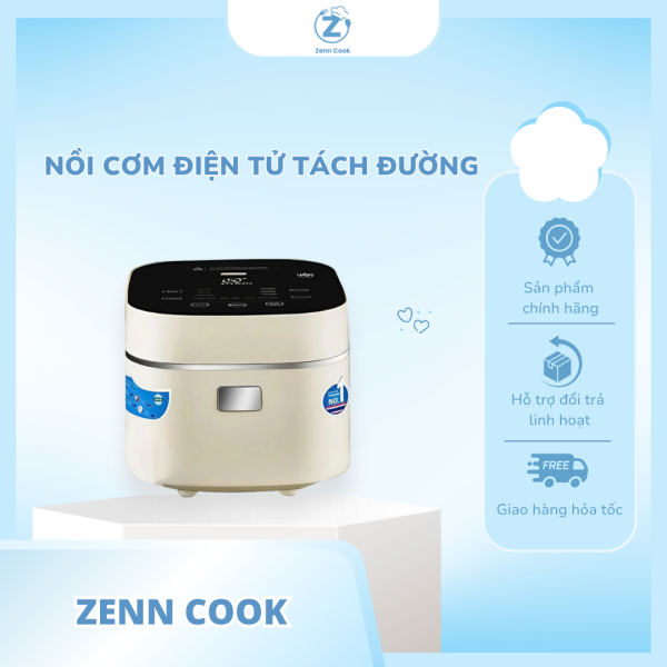 Nồi cơm điện tử tách đường 9 chế độ nấu - Zenn Cook