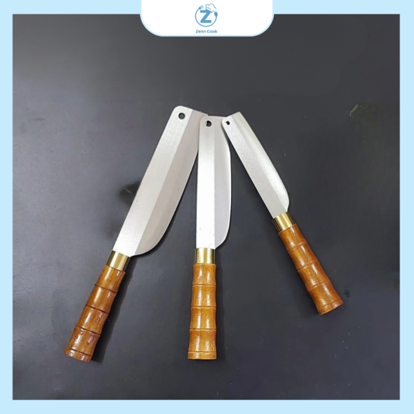 Bộ 5 dao nhà bếp dao thép trắng - Ảnh 2
