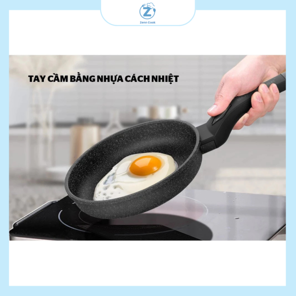 Chảo Siêu Bền Đá Phủ Chống Dính 5 Lớp - Ảnh 3