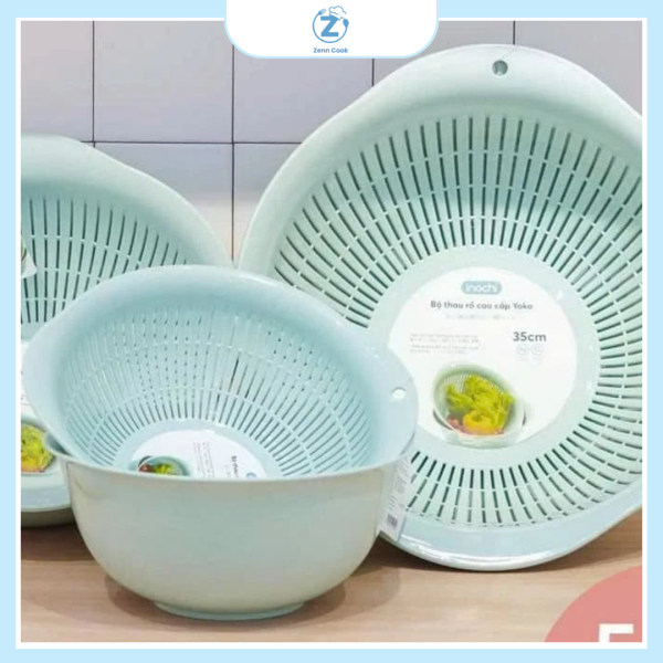 Bộ Thau Rổ Nhựa Cao Cấp - Ảnh 6