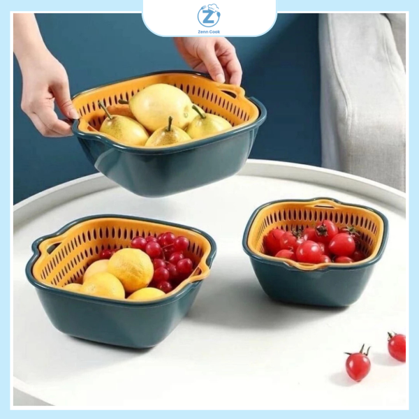 Bộ Rổ Nhựa Vuông 6 Món - Ảnh 5