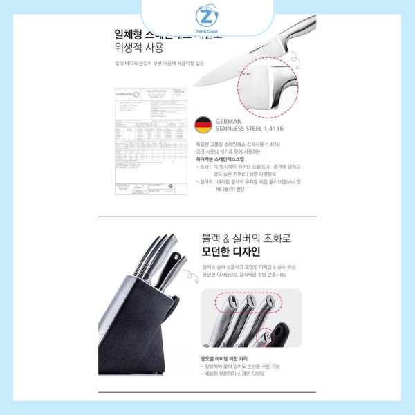 Bộ dao 7 món lock & lock