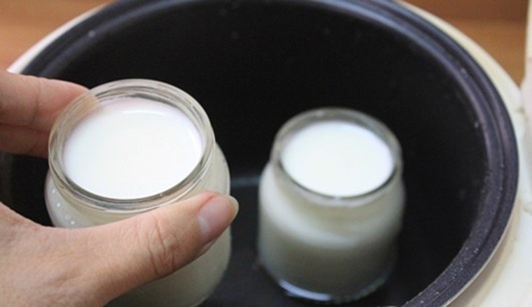cách ủ sữa chua bằng nồi cơm điện